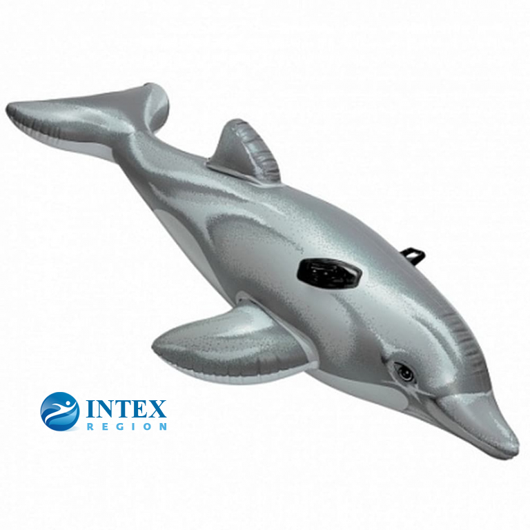 Надувная игрушка Дельфин Intex арт.58535 175Х66см, от 3 лет